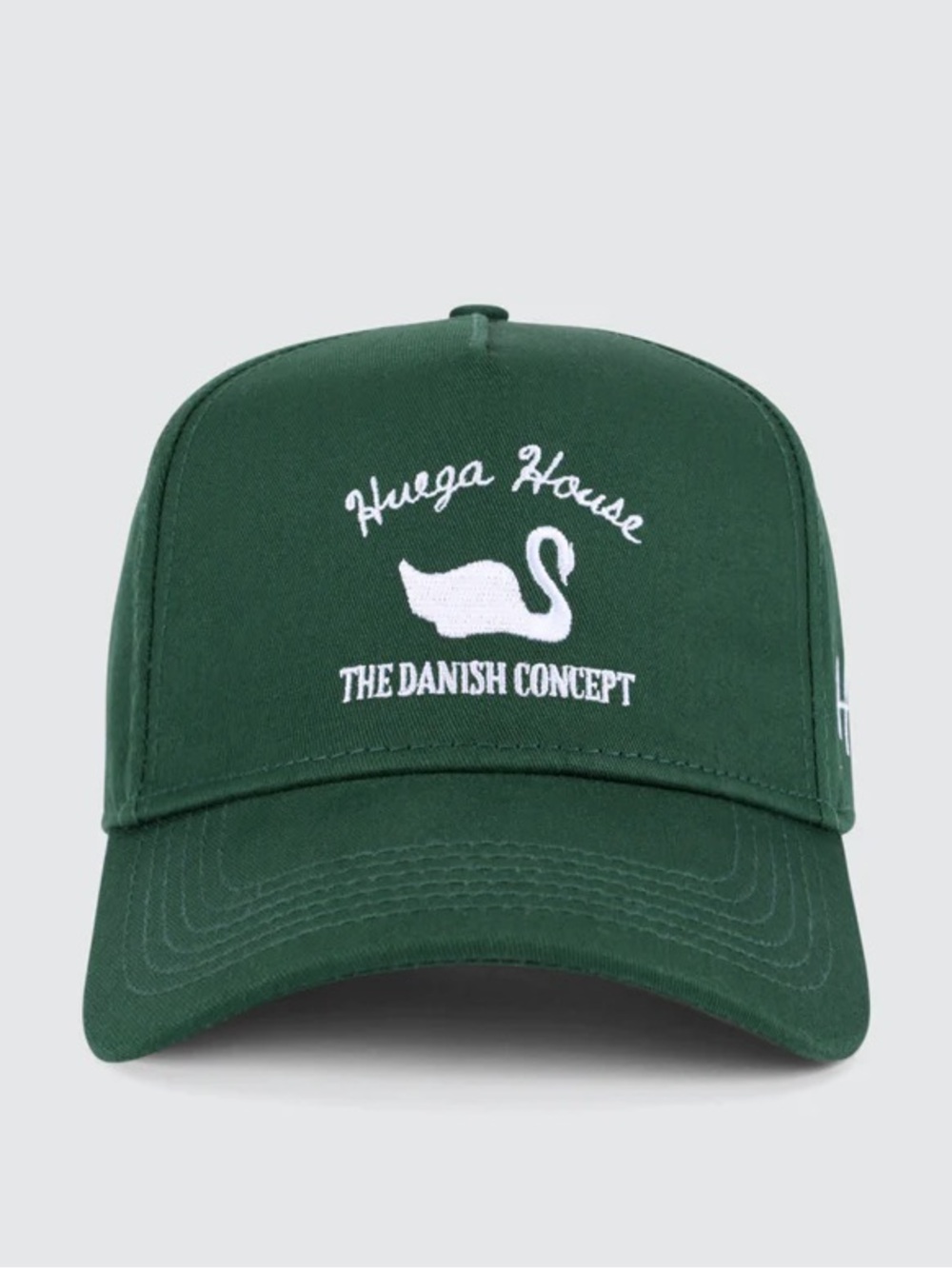 Huega House The Danish Concept Green Logo Cap